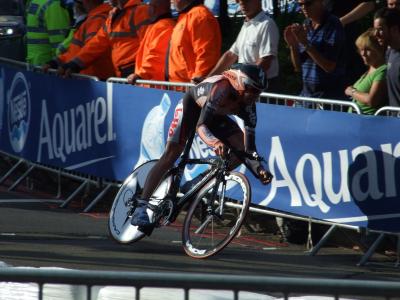 Cadel Evans in '07 TdF Prologue