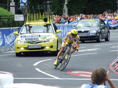 Christophe Rinero in the '07 TdF Prologue