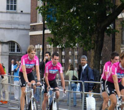 Mark Cavendish and his T-Mobile teamates