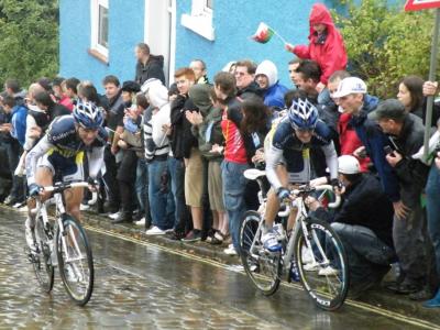 TOB 2010 - Johnny Hoogerland and Borut Bozic