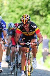 Stijn Devolder leading the pack