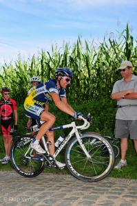 Borut Bozic struggling on the Oude Kwaremont