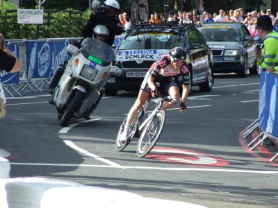 Frank Schleck in the '07 TdF Prologue