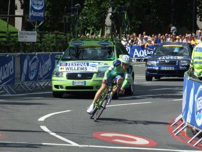 Frederick Willems in the '07 TdF Prologue