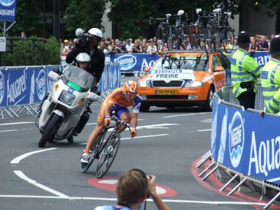 Oscar Feire in the '07 TdF Prologue