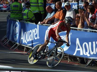 Geraint Thomas in the '07 TdF Prologue