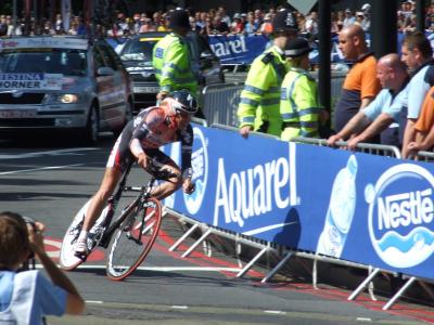 Chris Horner in the '07 TdF Prologue