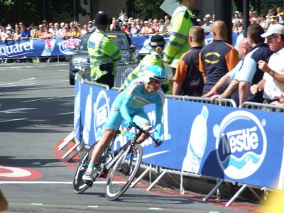 Paolo Salvodelli in the '07 TdF Prologue