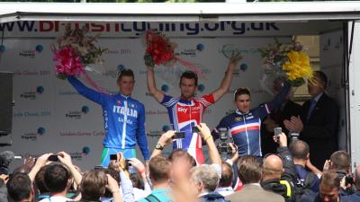 London Surrey Cycle Classic: Podium