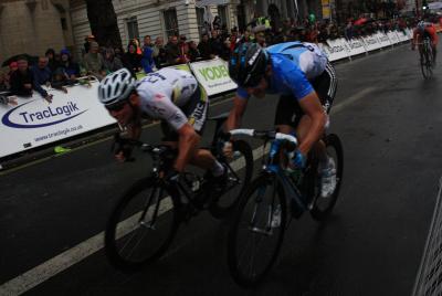 Sprinting: Mark Cavendish and Geraint Thomas