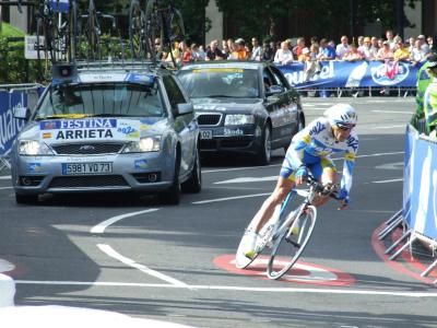 Jose Luis Arrieta in the '07 TdF Prologue