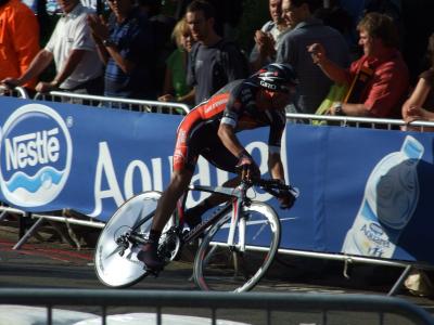 Oscar Pereiro in '07 TdF Prologue