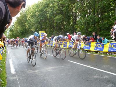 TDF 2011 Stage 4: Danielson, Barredo, Poels and Wiggins