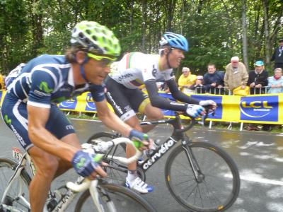 TDF 2011 Stage 4: Gutiérrez and Navardauskas