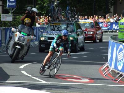 Yaroslav Popovych in the '07 TdF Prologue