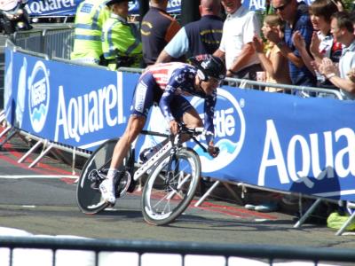 David Zabriskie in the '07 TdF Prologue