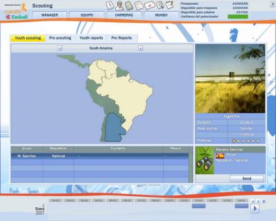 Scouting zones - Argentina