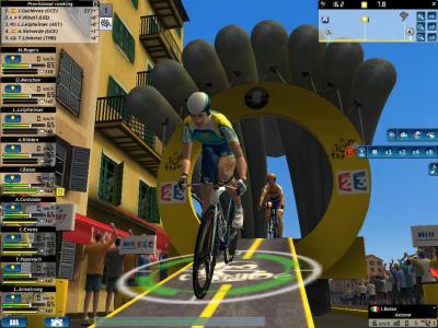 Basso At TT Stage In Tour De France