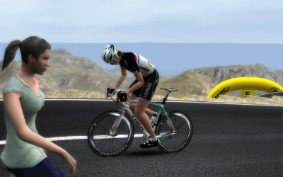 F. Schleck attacking on Green Mountain