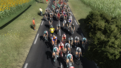 Comfortable in the peloton