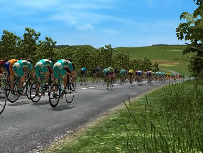 Outstretched peloton