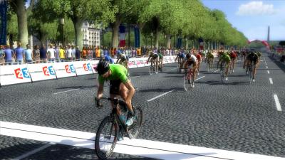 Champs Elysees finish