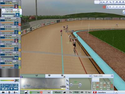 CSC 1-2 at the Roubaix Velodrome